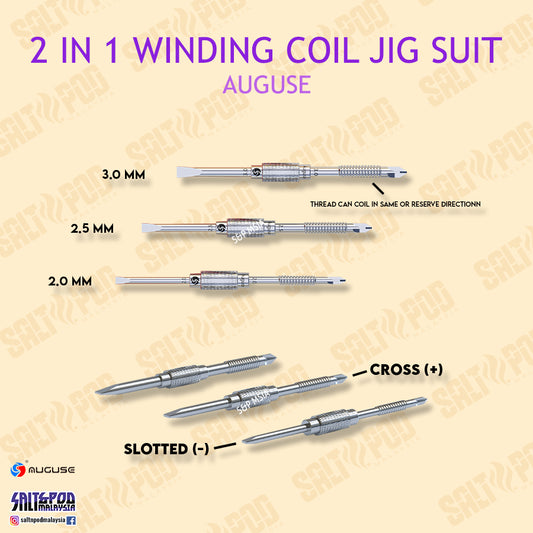 AUGUSE : 2 IN 1 WINDING COIL JIG SUIT SET