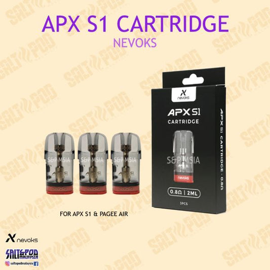 NEVOKS : APX S1 CARTRIDGE / APX C1 CARTRIDGE / PAGEE AIR CARTRIDGE