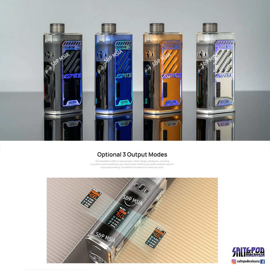 ASPIRE : CLOUDFLASK X 75W ( External Battery )