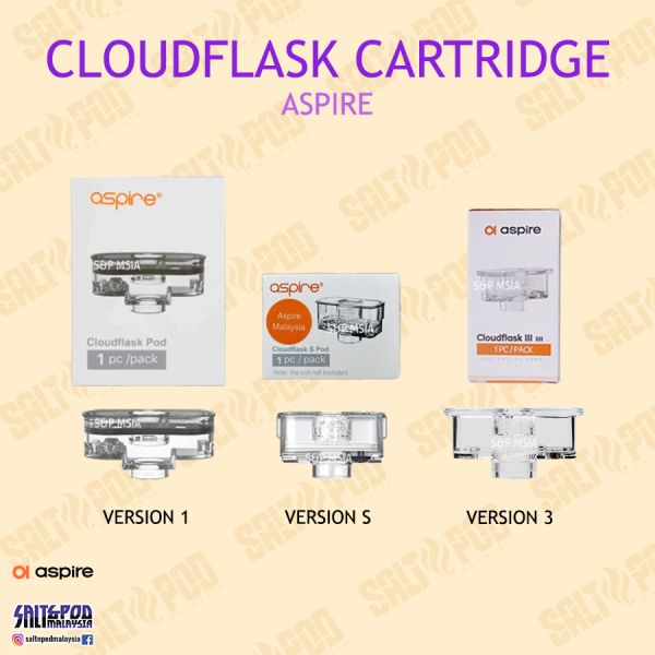 ASPIRE : CLOUDFLASK CARTRIDGE CLOUDFLASK X CLOUDFLASK 3 CLOUDFLASK S
