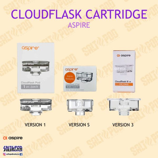 ASPIRE : CLOUDFLASK CARTRIDGE CLOUDFLASK X CLOUDFLASK 3 CLOUDFLASK S