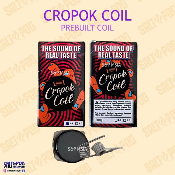 PREBUILT COIL : CROPOK COIL BOOSTER CLAPTON COIL MELETUP COIL