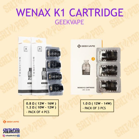 GEEK VAPE : WENAX K1 REPLACEMENT CARTRIDGE
