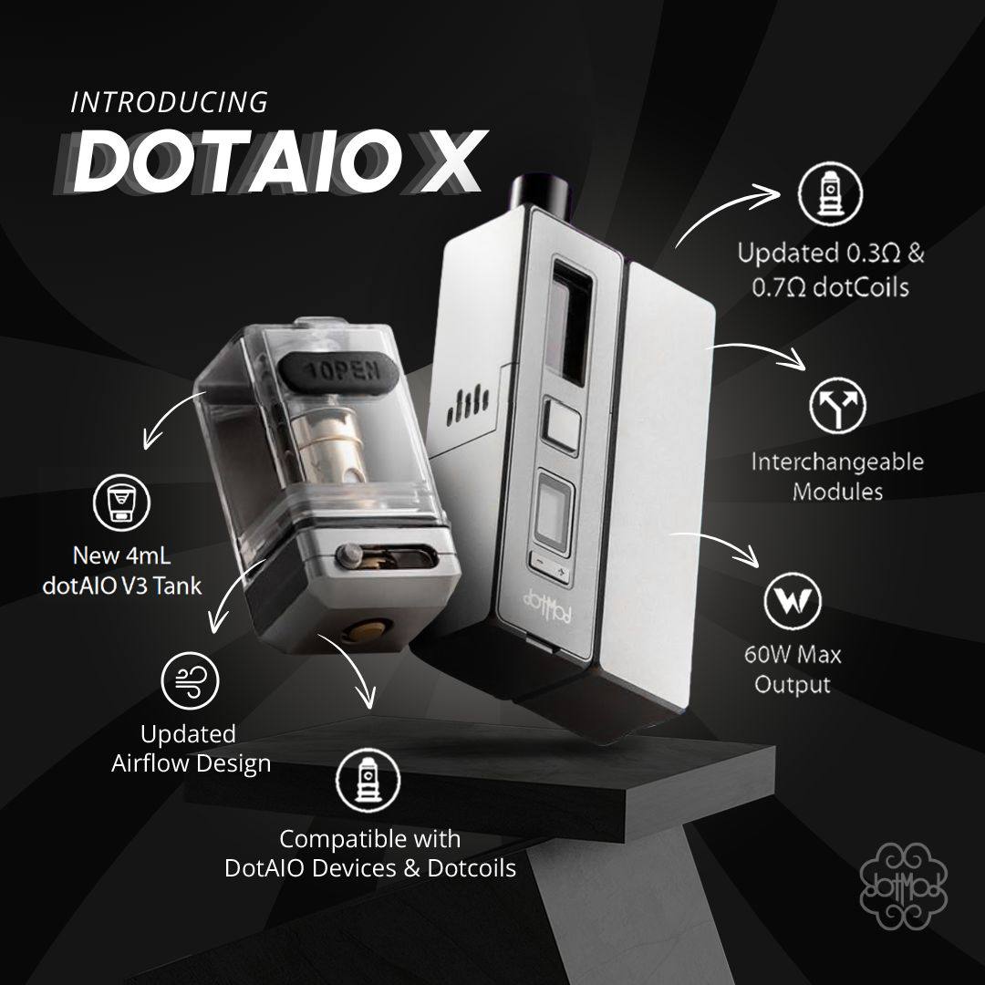 DOTMOD : DOTAIO X 60W Essential Kit Pod Mod