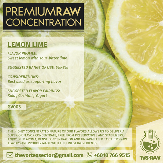CONCENTRATE RAW : GV003 LEMON LIME