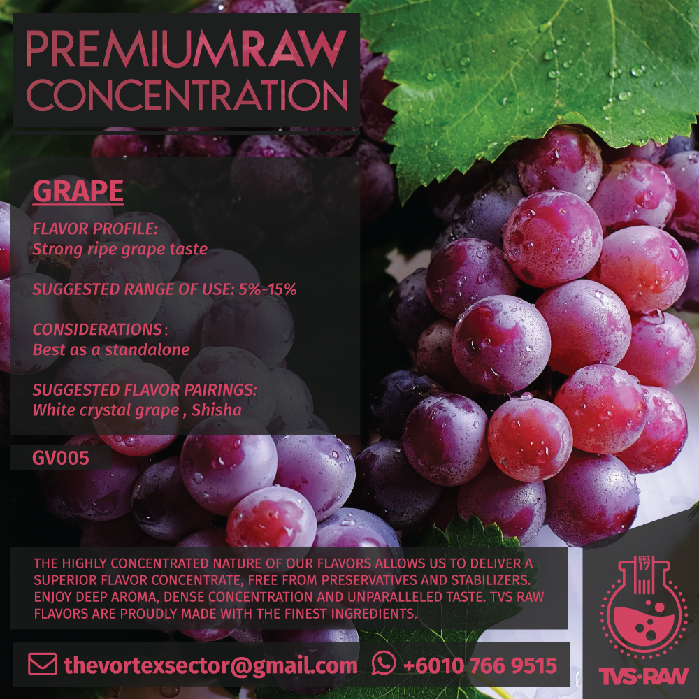 CONCENTRATE RAW : GV005 GRAPE
