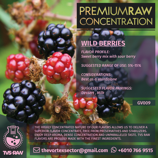 CONCENTRATE RAW : GV009 WILD BERRIES