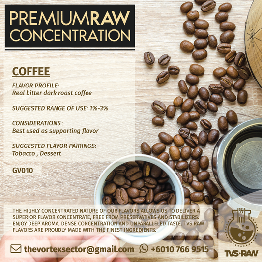 CONCENTRATE RAW : GV010 COFFEE