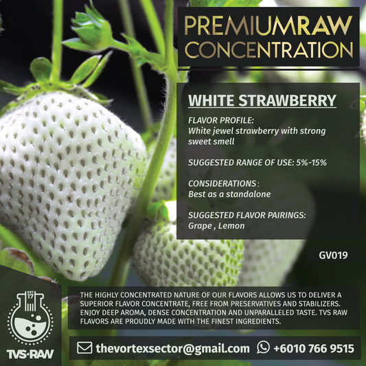 CONCENTRATE RAW : GV019 WHITE STRAWBERRY
