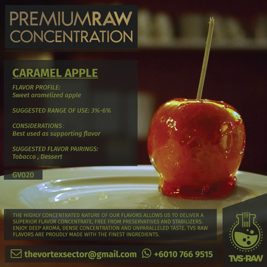 CONCENTRATE RAW : GV020 CARAMEL APPLE