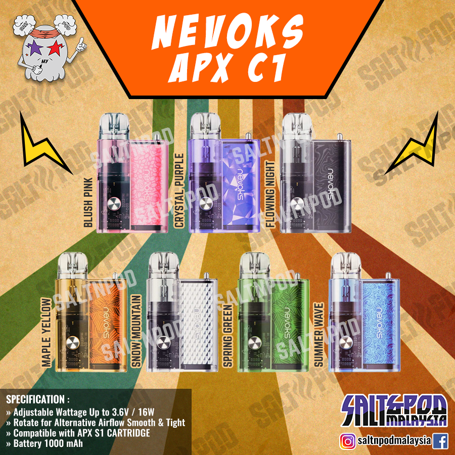 NEVOKS APX C1 POD 1000 MAH  S&P MY
