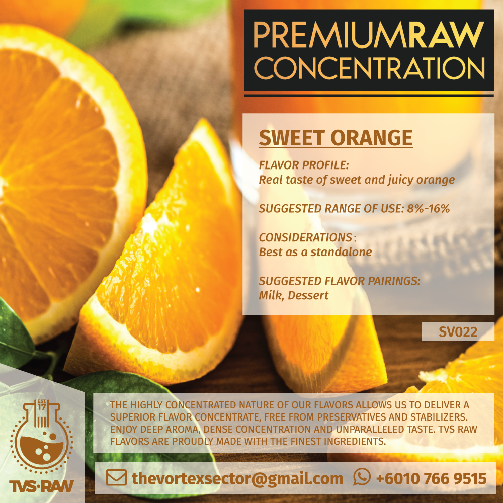CONCENTRATE RAW : SV022 SWEET ORANGE