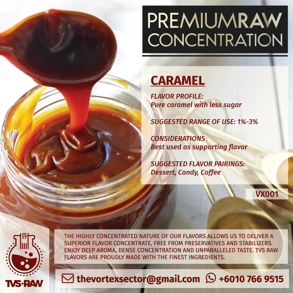 CONCENTRATE RAW : VX001 CARAMEL