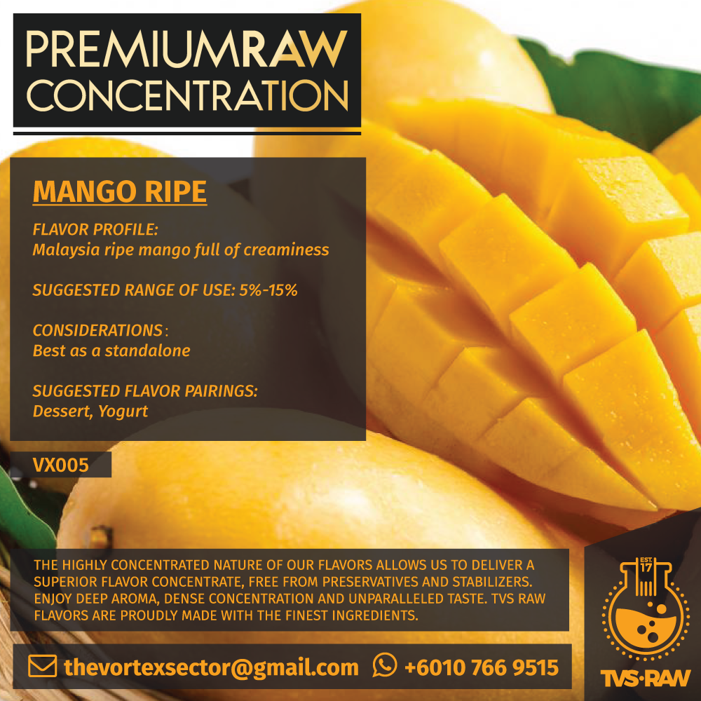 CONCENTRATE RAW : VX005 MANGO RIPE