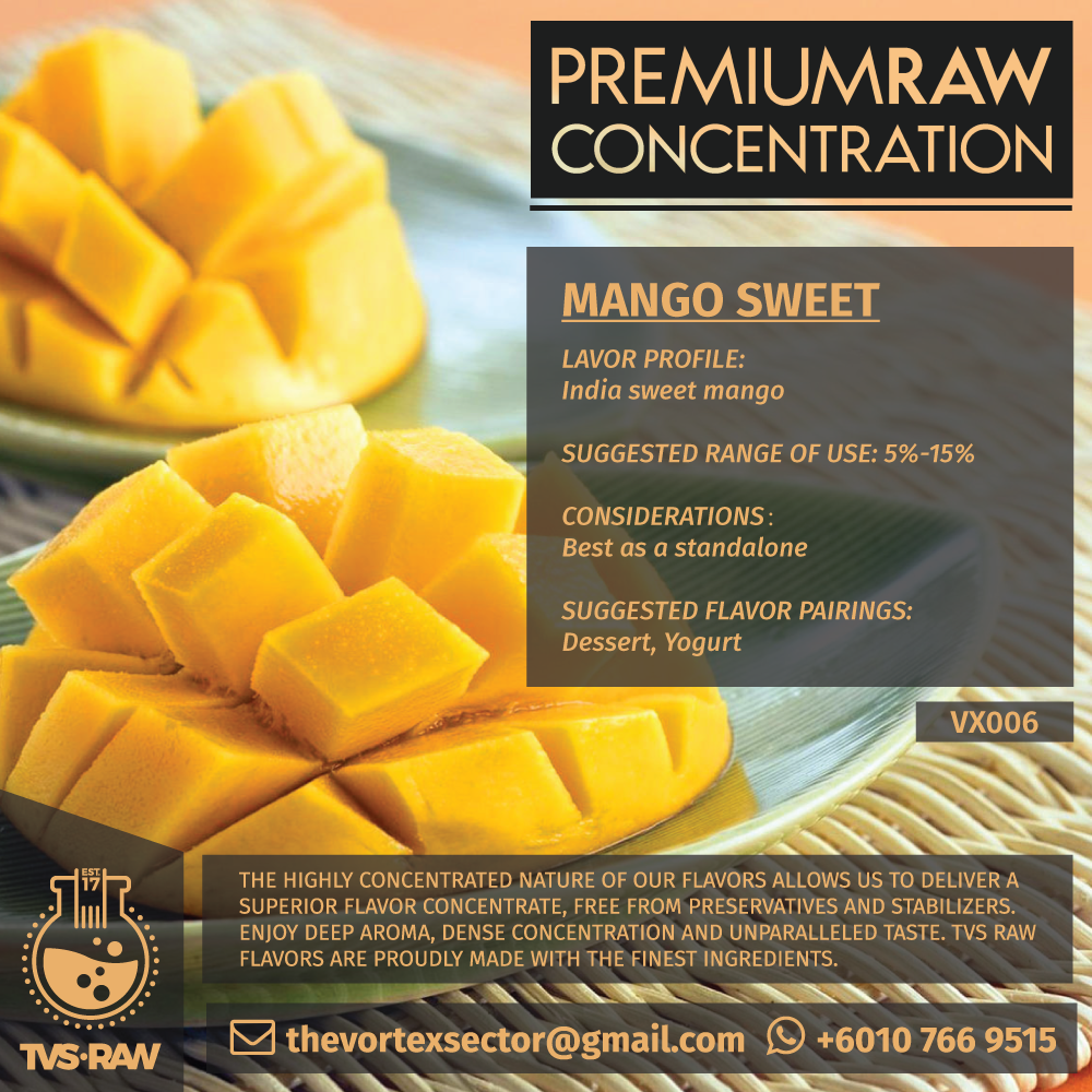 CONCENTRATE RAW : VX006 MANGO SWEET