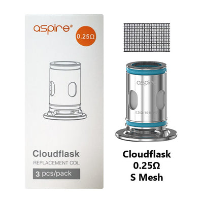 ASPIRE : CLOUDFLASK COIL CLOUDFLASK S OCC CLOUDFLASK 3