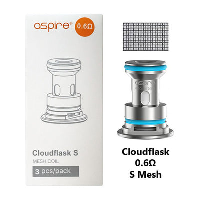 ASPIRE : CLOUDFLASK COIL CLOUDFLASK S OCC CLOUDFLASK 3
