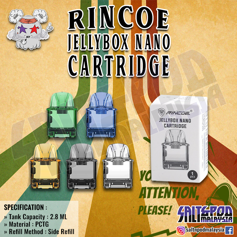 RINCOE : JELLYBOX NANO CARTRIDGE