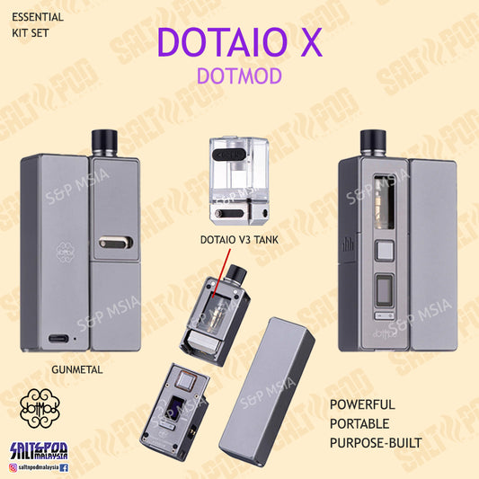 DOTMOD : DOTAIO X 60W Essential Kit Pod Mod