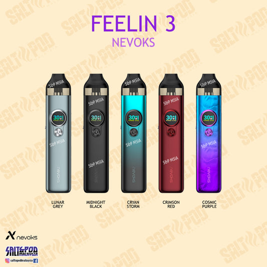 NEVOKS : FEELIN 3 POD 30W 1500 mAh