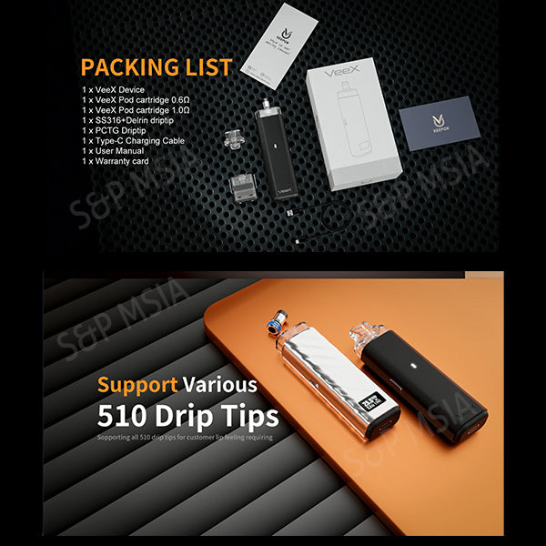 VEEPON : VEEX POD 40W 1000 mAh