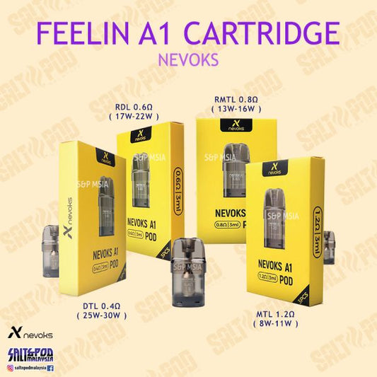 NEVOKS : FEELIN A1 CARTRIDGE FEELIN AX FEELIN AQ