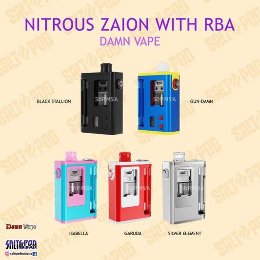 DAMNVAPE : NITROUS ZAION 80W WITH RBA KIT