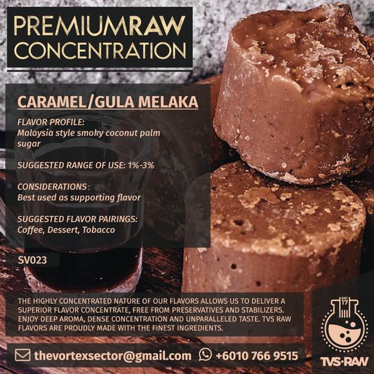 CONCENTRATE RAW : SV023 CARAMEL (GULA MELAKA)