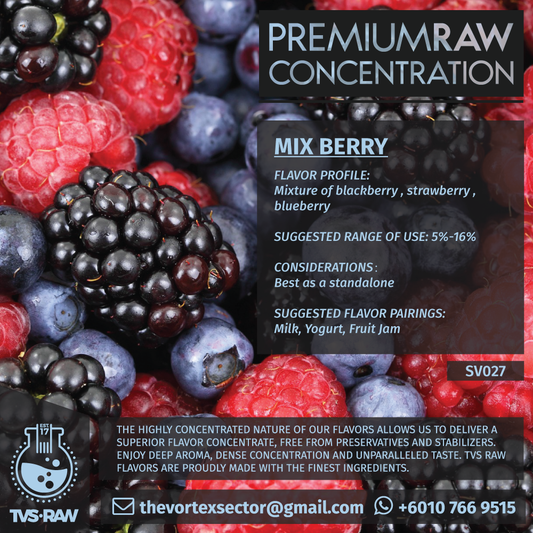 CONCENTRATE RAW : SV027 MIX BERRY