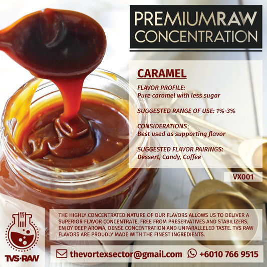 CONCENTRATE RAW : VX001 CARAMEL