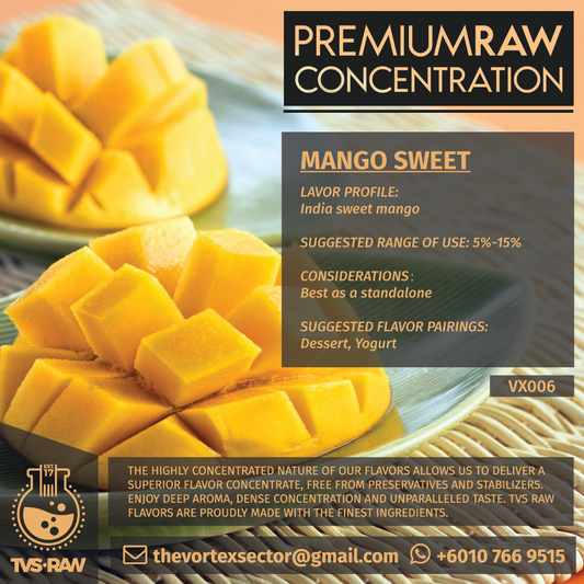 CONCENTRATE RAW : VX006 MANGO SWEET