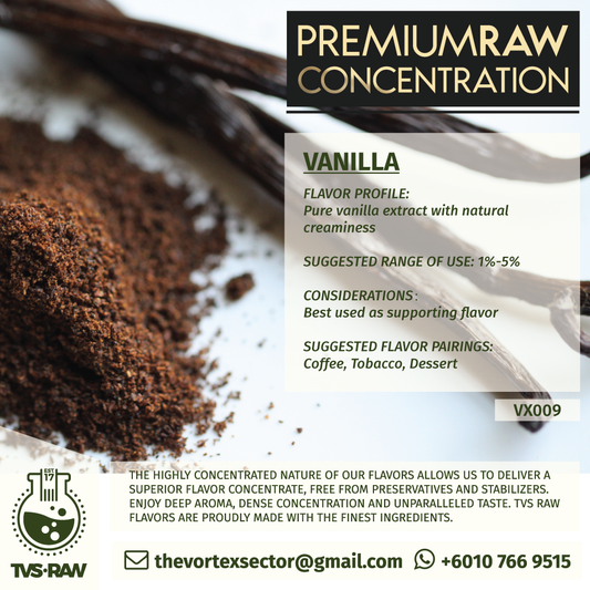 CONCENTRATE RAW : VX009 VANILLA