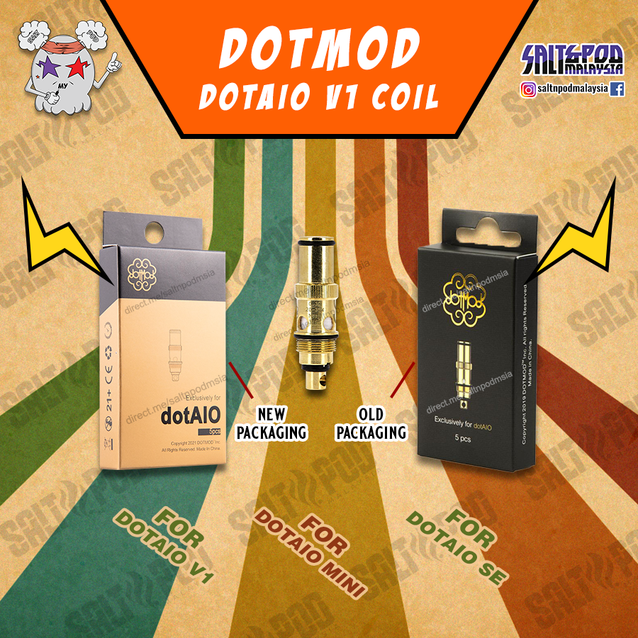DOTMOD AIO COIL Salt & Pod Malaysia