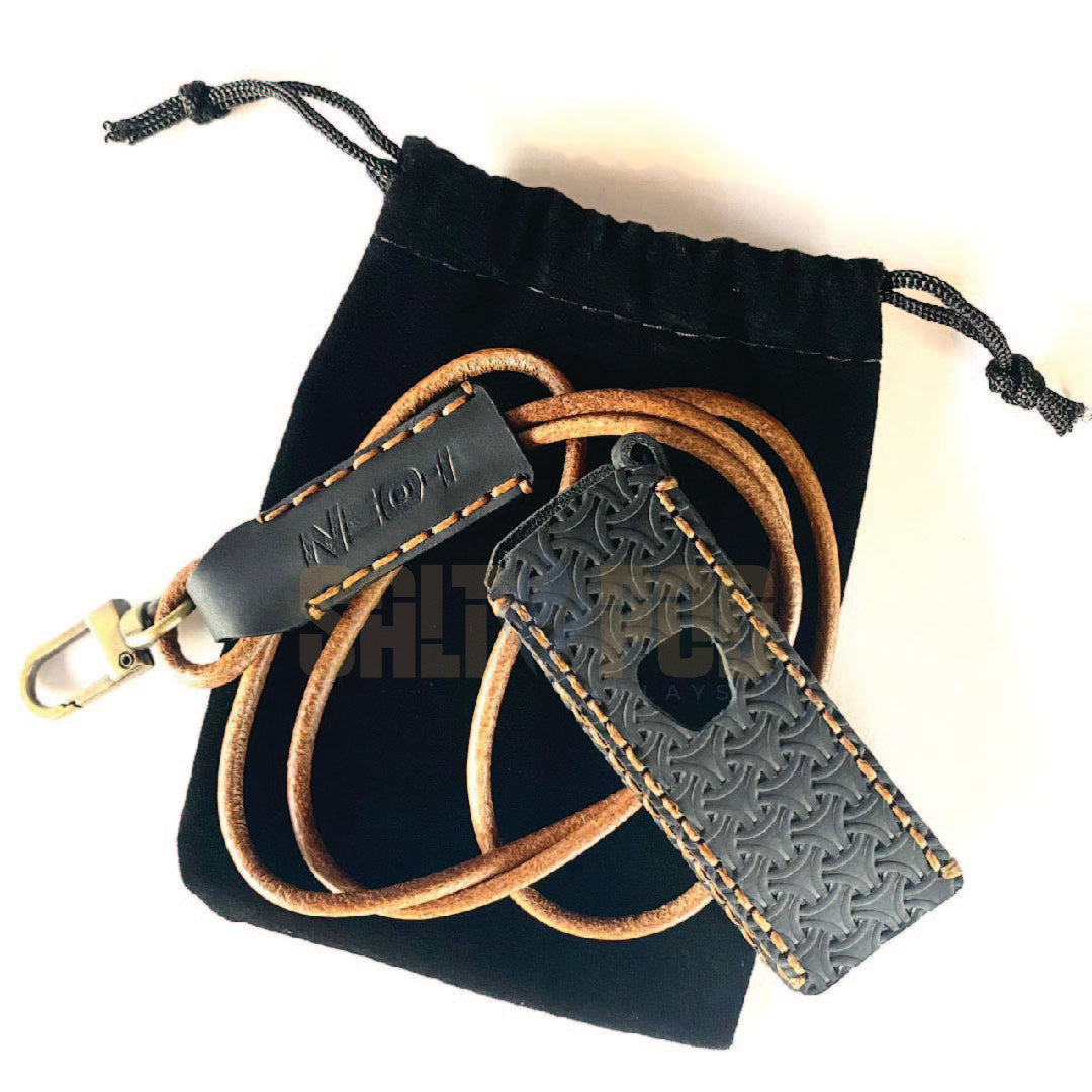 HAILINDA : NEO-1 : HAND-MAKE LEATHER LANYARD